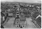 Blick auf Marktplatz mit Rathaus - 1959
