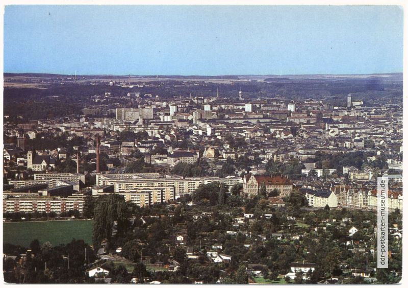 Blick über die Stadt - 1989