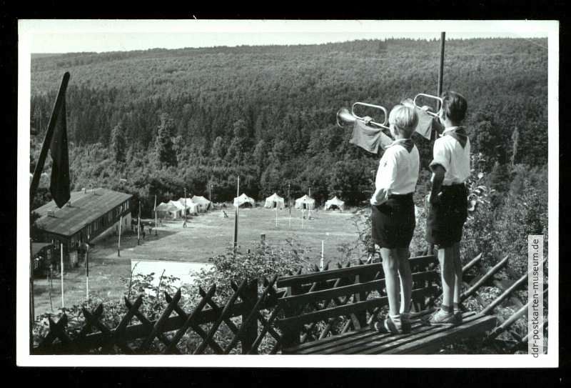 Pionierzeltlager "Erich Weinert" bei Friedrichsbrunn (Harz) - 1961