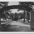 Eingang vom Pionierlager "Maxim Gorki" in Wilhelmsthal bei Eisenach - 1958