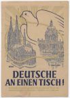 Bezirksdelegiertenkonferenz der Nationalen Front Dresden "Deutsche an einen Tisch !" - 1954