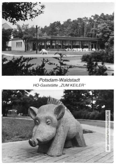 Potsdam-Waldstadt, HO-Gaststätte "Zum Keiler" - 1989