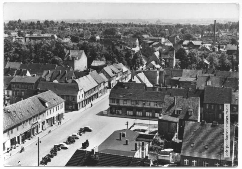 Blick auf die Stadt und Platz der Einheit - 1967