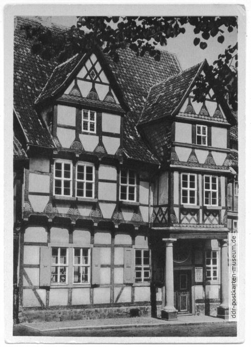 Geburtshaus des Dichters Friedrich Gottlieb Klopstock - 1953