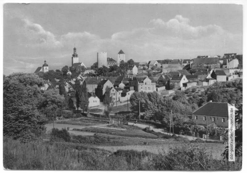Querfurt-West, Blick zur Burg - 1966