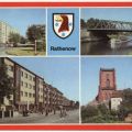Bruno-Baum-Ring, Brücke des Friedens, Wilhelm-Pieck-Straße, Marien-Andreas-Kirche - 1987