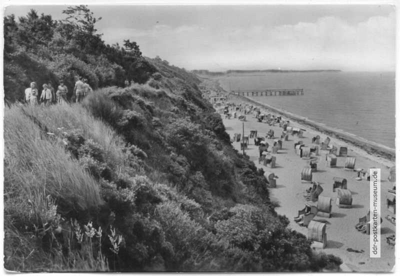 Strand mit Steilküste - 1964