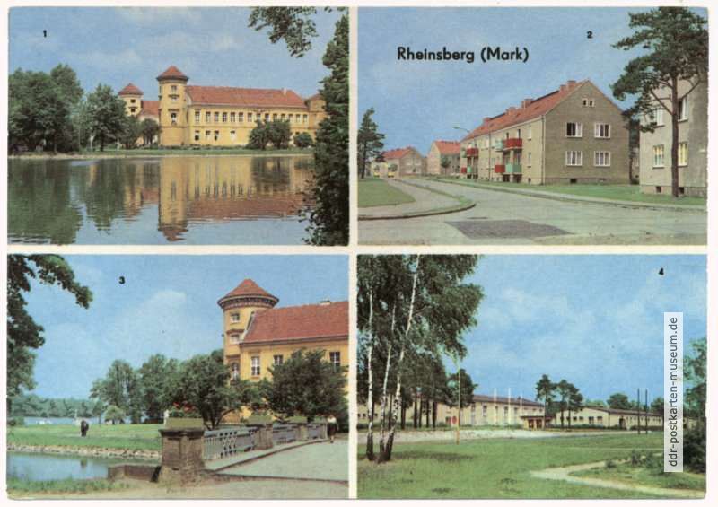 Schloß Rheinsberg, Dubnastraße, Am See, Kulturhaus - 1967