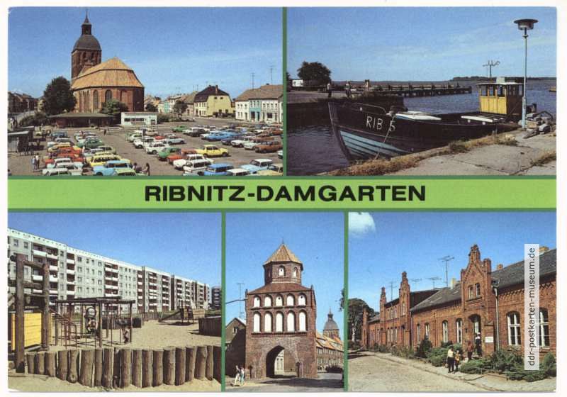 Karl-Marx-Platz, Hafen, Neubauten, Rostocker Tor, Standesamt - 1987