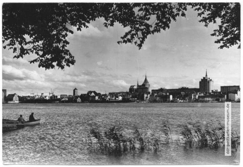 Rostock vom Gehlsdorfer Ufer - 1960