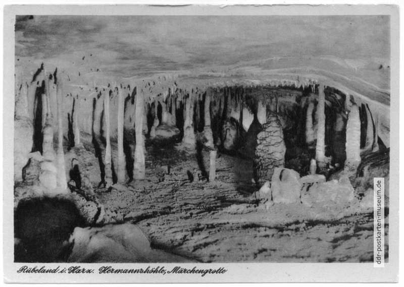 Märchengrotte in der Hermannshöhle - 1950