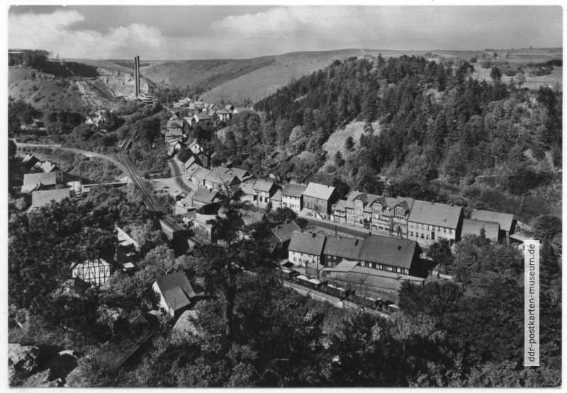 Blick auf Rübeland (Harz) - 1962