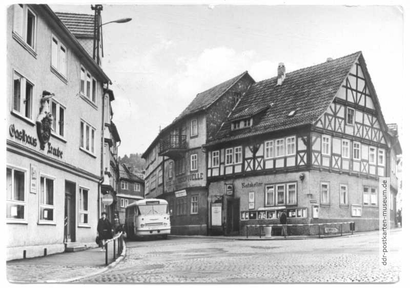 Gasthaus "Traube", Hotel "Zur Deutschen Quelle" und "Ratskeller" - 1975