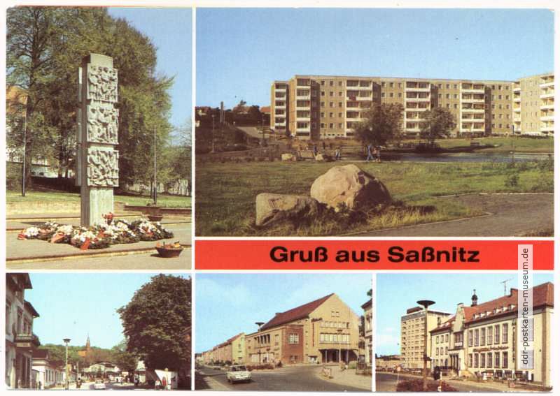 Stele, Neustadt, Karl-Marx-Straße, Kino, Seemannsheim - 1985