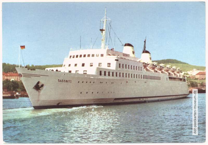 Fährschiff "Saßnitz" - 1963