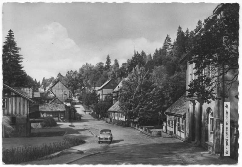 Unterschierke, Kirchberg (Ernst-Thälmann-Straße) - 1960