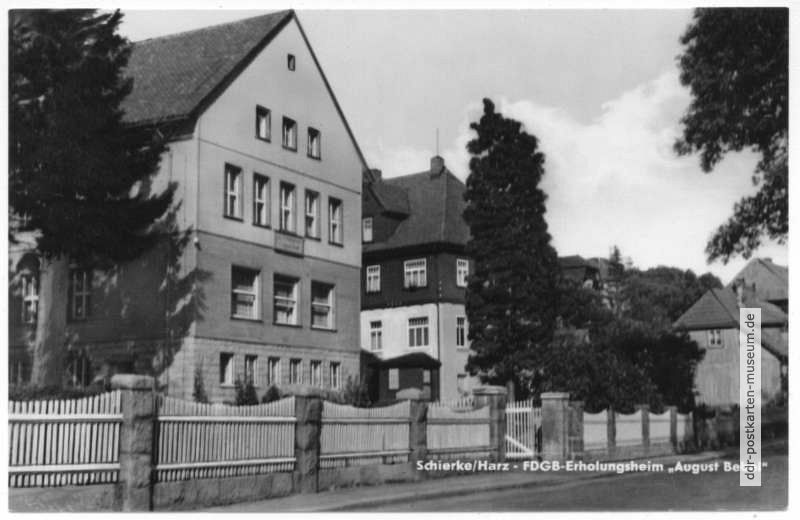 FDGB-Erholungsheim "August Bebel" - 1963