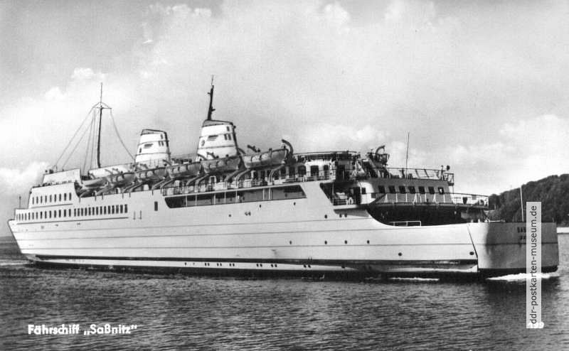 Fährschiff "Saßnitz" (Schweden-Fähre) - 1960