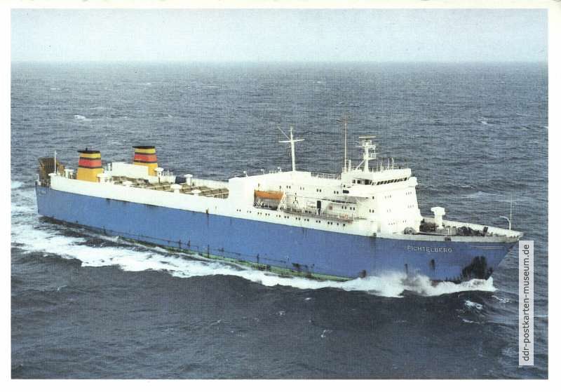 Motorschiff "Fichtelberg" (Frachtschiff) - 1980