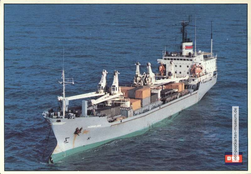 Motorschiff "Müggelsee" (Containerfrachtschiff) - 1985