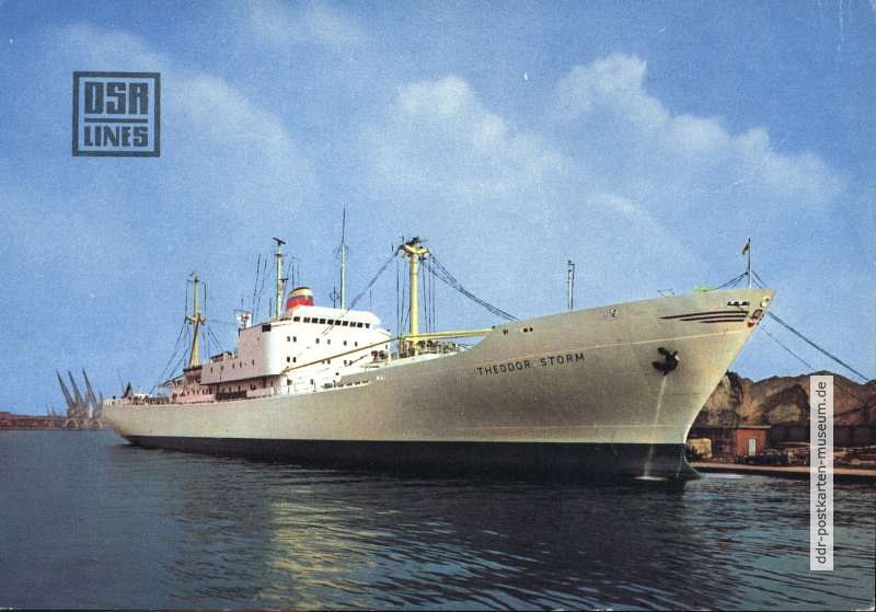 Motorschiff "Theodor Storm" (Kühlschiff) - 1969