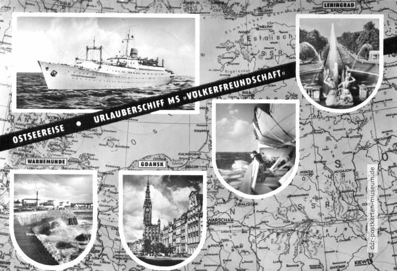 Ostseereise mit dem Urlauberschiff MS "Völkerfreundschaft" - 1971 / 1973