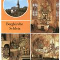 Bergkirche Schleiz - Blick zum Altar, Kanzel und Orgel - 1985
