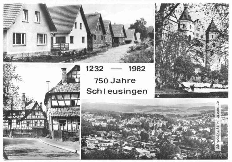Eigenheimsiedlung Hirtengrund, Bertholdsburg, Münzgasse, Teilansicht - 1982