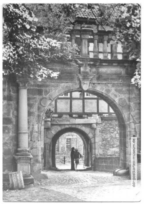 Eingangsportal vom Schloß Bertholdsburg - 1978