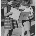 Postkarte zum Schulanfang von 1960 - VEB Bild und Heimat