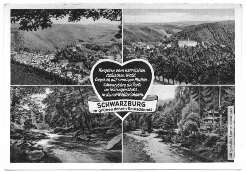 Schwarzburg im grünen Herzen Deutschlands - 1959