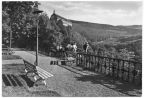 Blick vom Schloßweg zum Schloß Schwarzburg - 1975