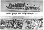 Senftenberger See, M.S. "Nixe", Terrassencafe, Strand - 1974