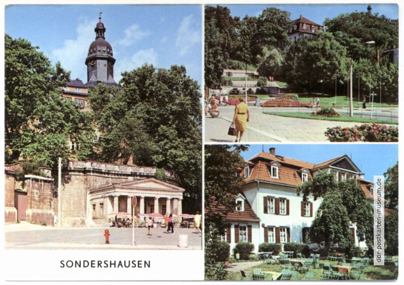 Alte Wache und Schloß, Park, HOG "Zum Possen" - 1975