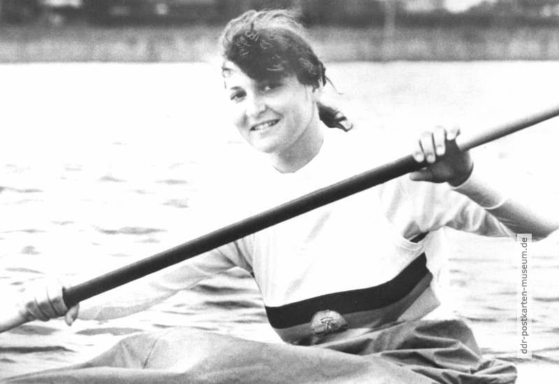 Birgit Schmidt (Fischer), Kanu-Olympiasiegerin vom ASK Vorwärts Potsdam - 1984