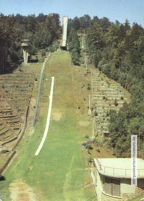 Große Aschbergschanze in Klingenthal - 1986