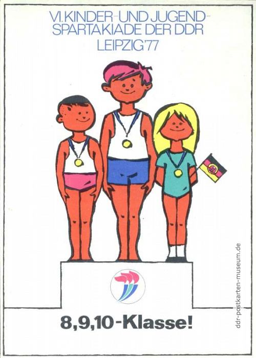 VI. Kinder- und Jugendspartakiade 1977 in Leipzig - 1977
