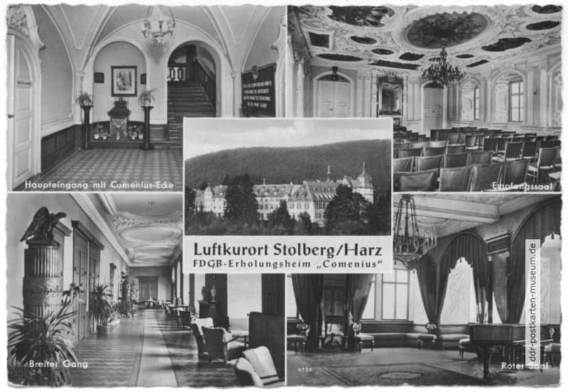 Luftkurort Stolberg/Harz, FDGB-Erholungsheim "Comenius" - 1959