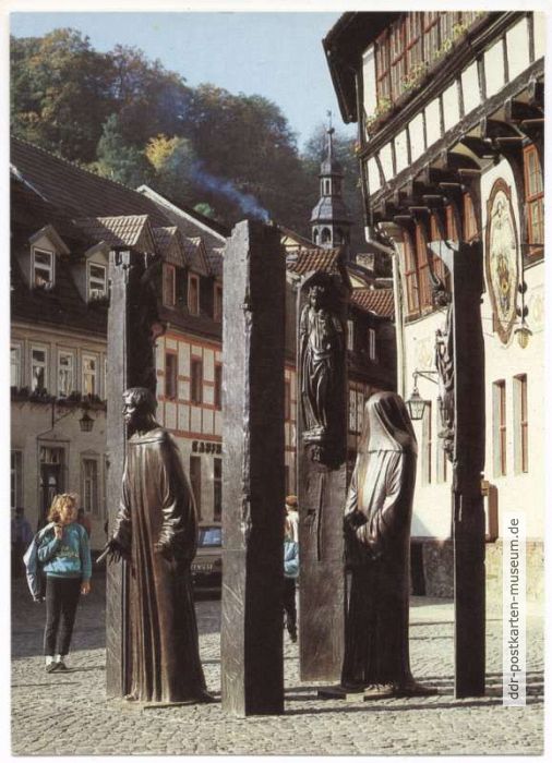 Thomas-Müntzer-Denkmal am Rathaus - 1990