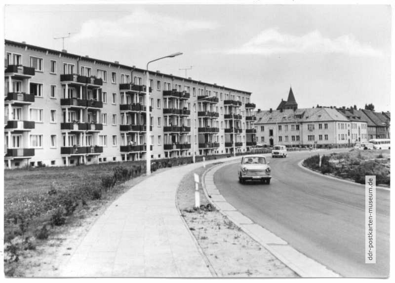 Neubauten an der Friedensstraße - 1972