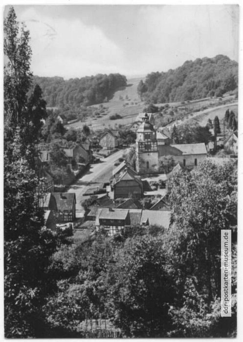 Blick zur Kirche - 1959