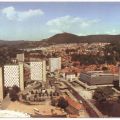 Blick zum Stadtzentrum, Hochhäuser, Centrum-Warenhaus - 1988