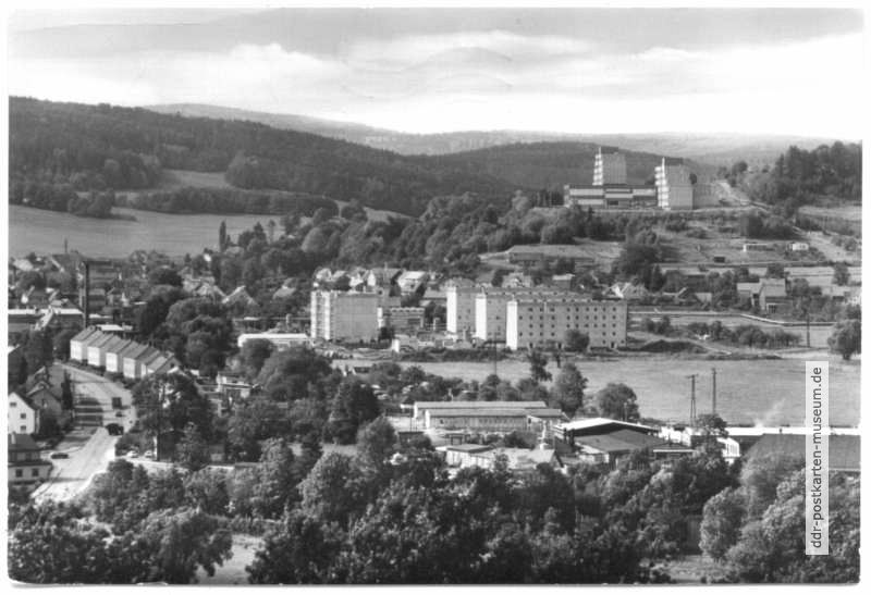Blick zum Neubaukomplex und Erholungsheim "Ernst Wabra" - 1987