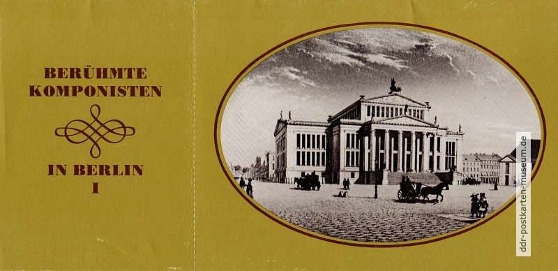 Berühmte Komponisten in Berlin (8 Karten als Leporello) - 1984