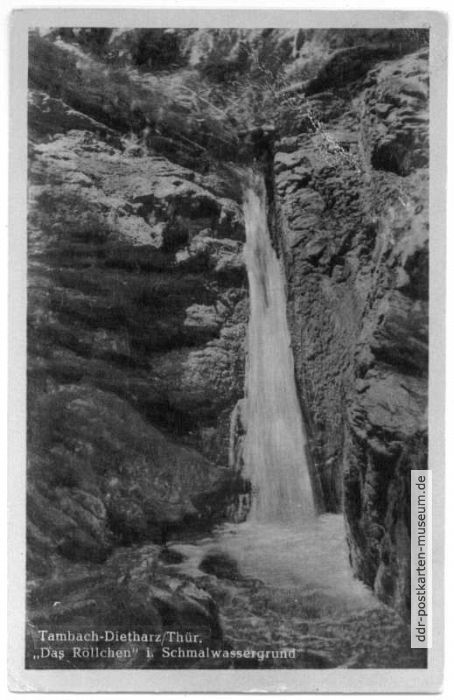 Das Röllchen im Schmalwassergrund - 1953