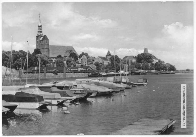 Blick vom Bootshafen zur Stephanskirche - 1976