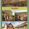 Blick auf Tanne, Schierker Weg, Teilansicht, Ferienheim "Waldheim", Gaststätte "Braunschweiger Hof" - 1987