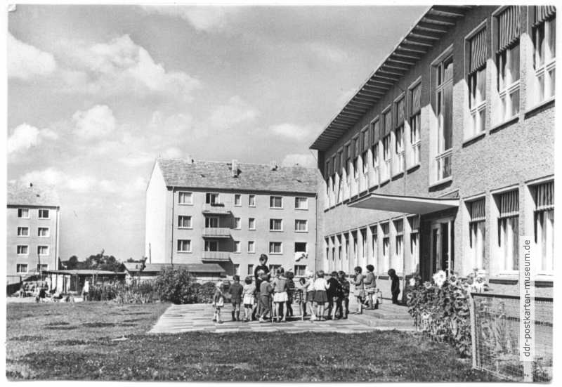Wohnstadt Teltow-West, Kindergarten "Rosa Thälmann" - 1968 - 1973