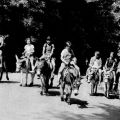 Eselreiten auf dem Weg zur Wartburg - 1974