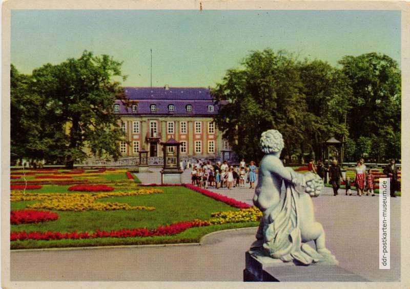 Tierpark Berlin, Blick auf Schloß Friedrichsfelde - 1960